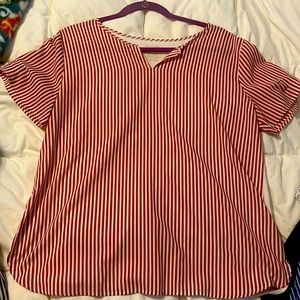 Van Heusen top size Large